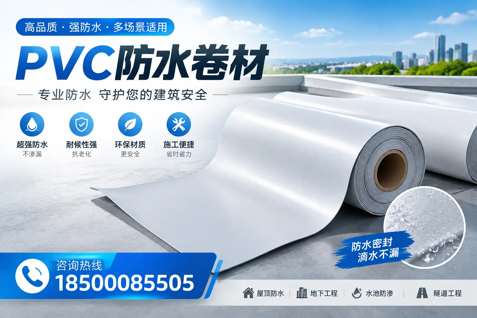 PVC防水卷材的市场竞争分析,大庆品牌选择参考